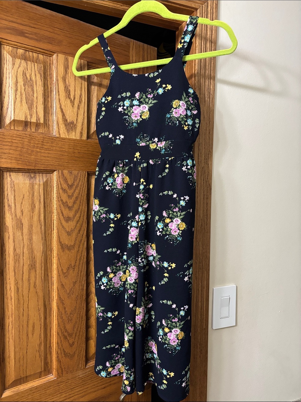 Knitworks Navy Floral One-Piece Bodysuit